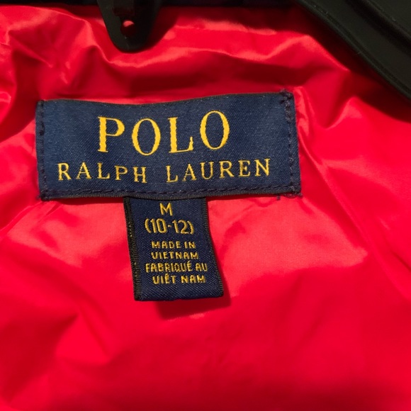 Polo Ralph Lauren water resistant Down Coat Jacket boys size M - Picture 4 of 7